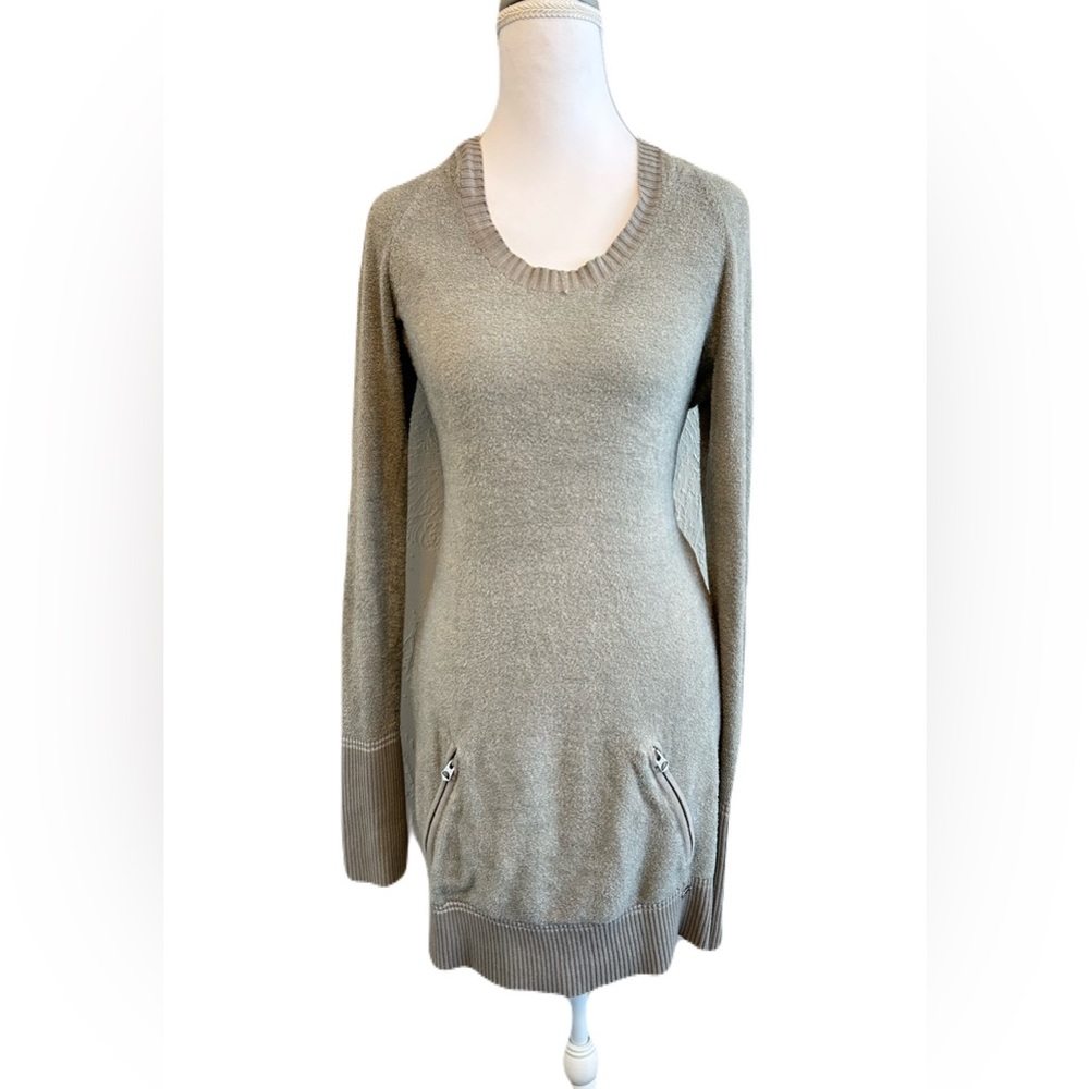 A/X Armani Exchange Gray Sweater Dress Hoodie Medium